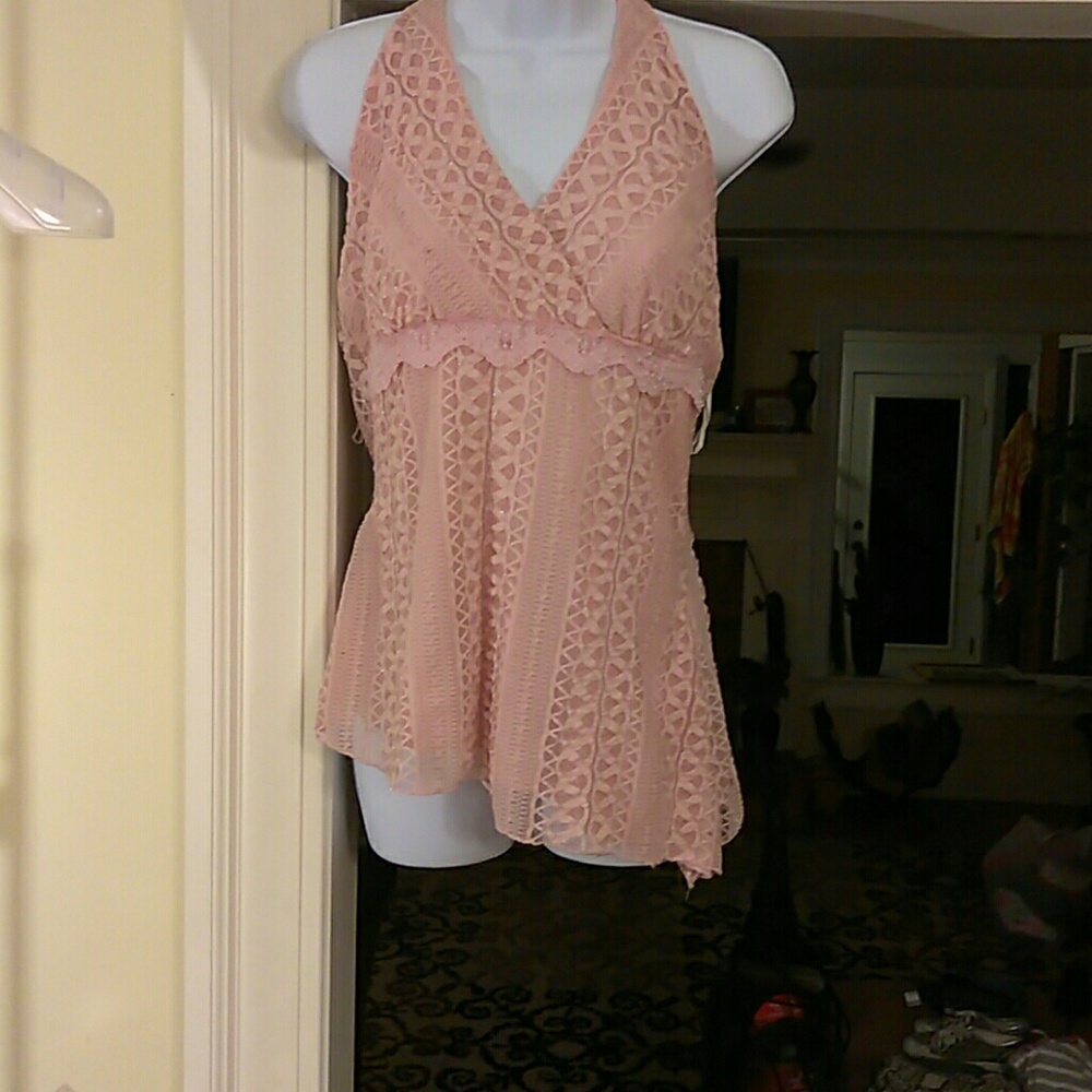 MKM designs Pink halter top